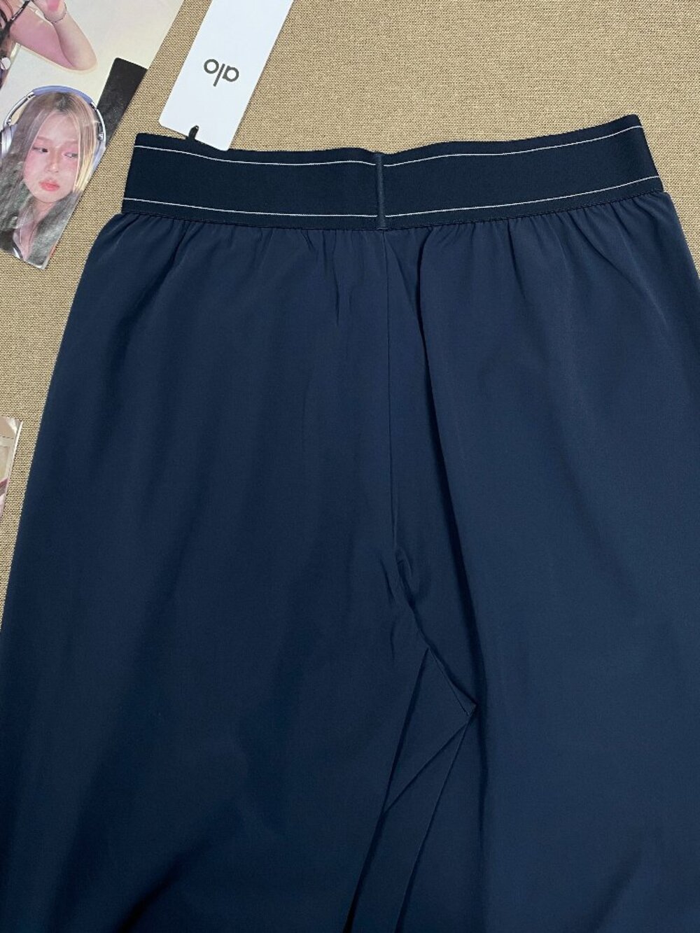 NWT🌈Navy Blue Alo Yoga Suit Up Wide-Leg Trouser 30” Inseam🧚♀️Must-Have - Picture 7 of 9